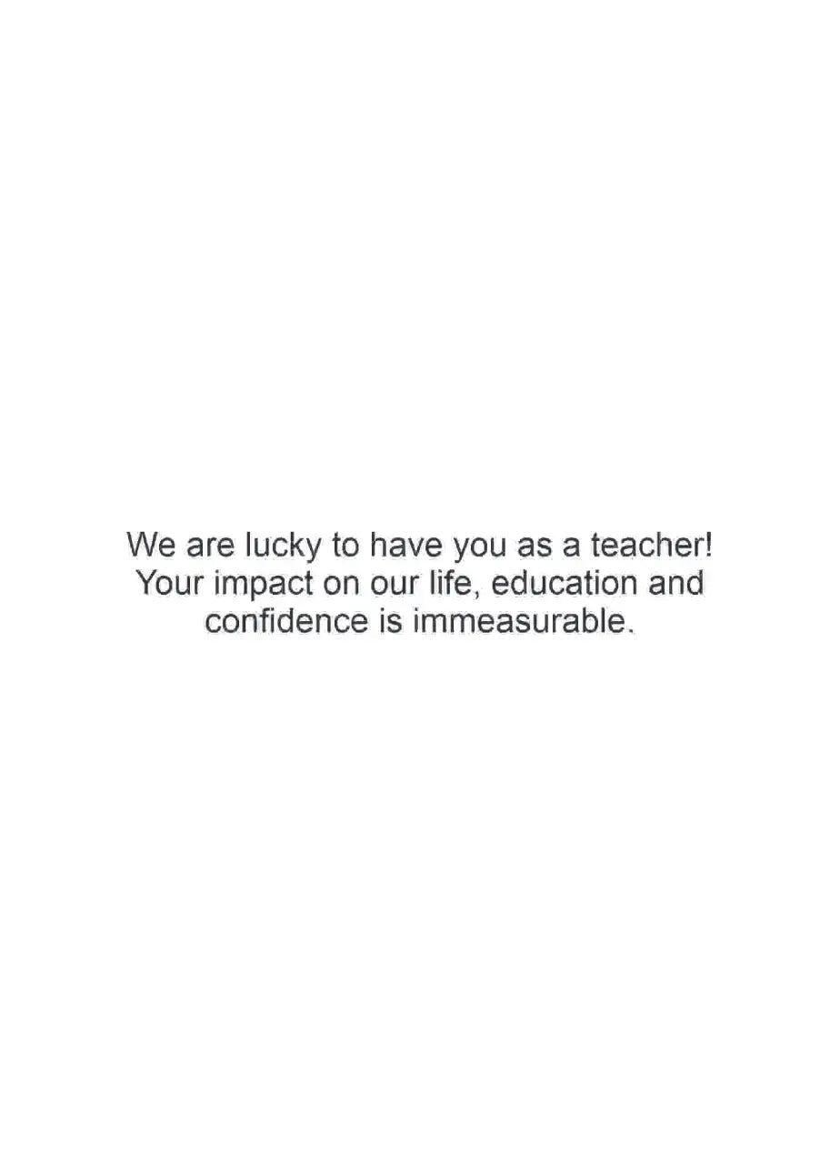 Teacher's Card - 3348