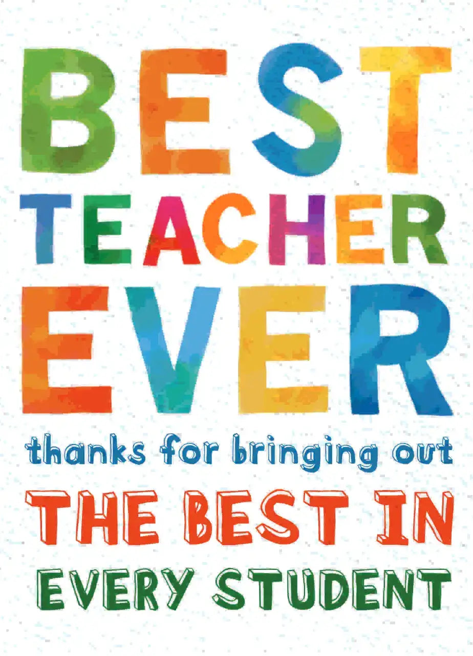 Teacher's Card - 3350