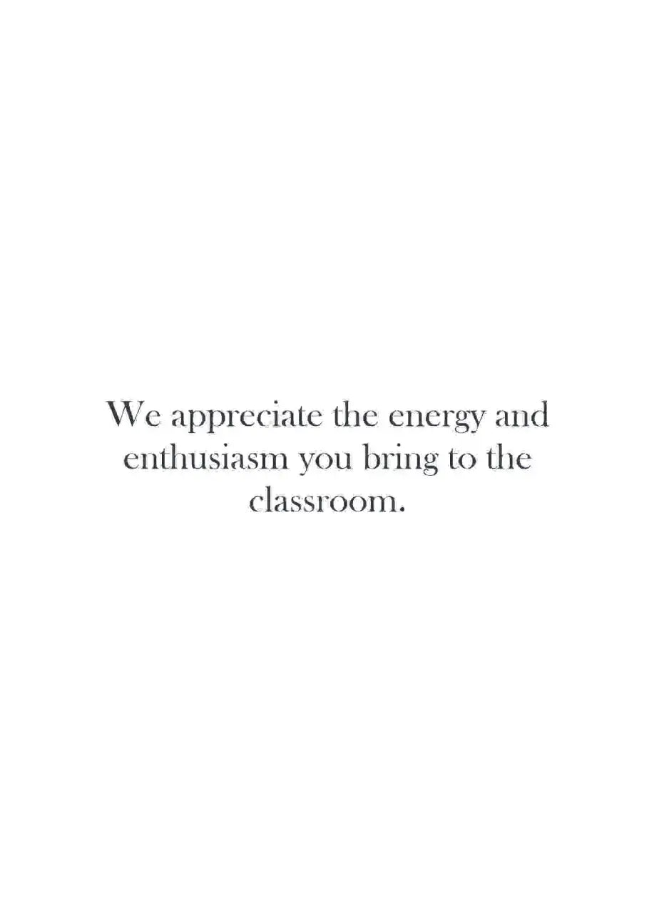 Teacher's Card - 3350