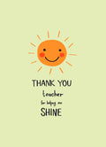 Teacher's Card - 3357