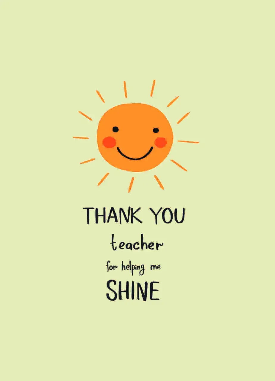 Teacher's Card - 3357