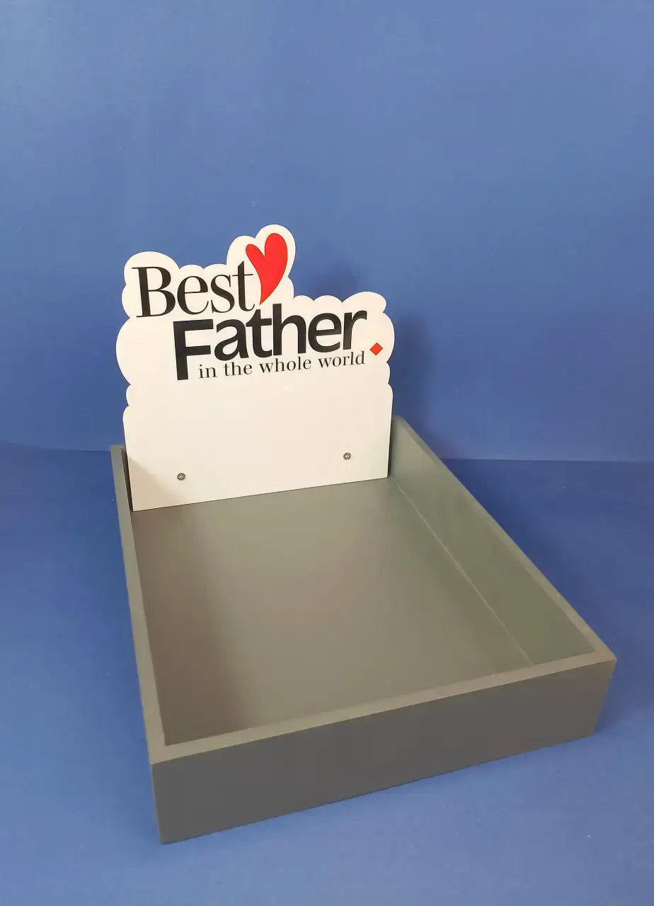 Best Father In The Whole World Tray (Large) - DDB52