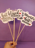 Mom Cake Toppers (Pack of 5) -