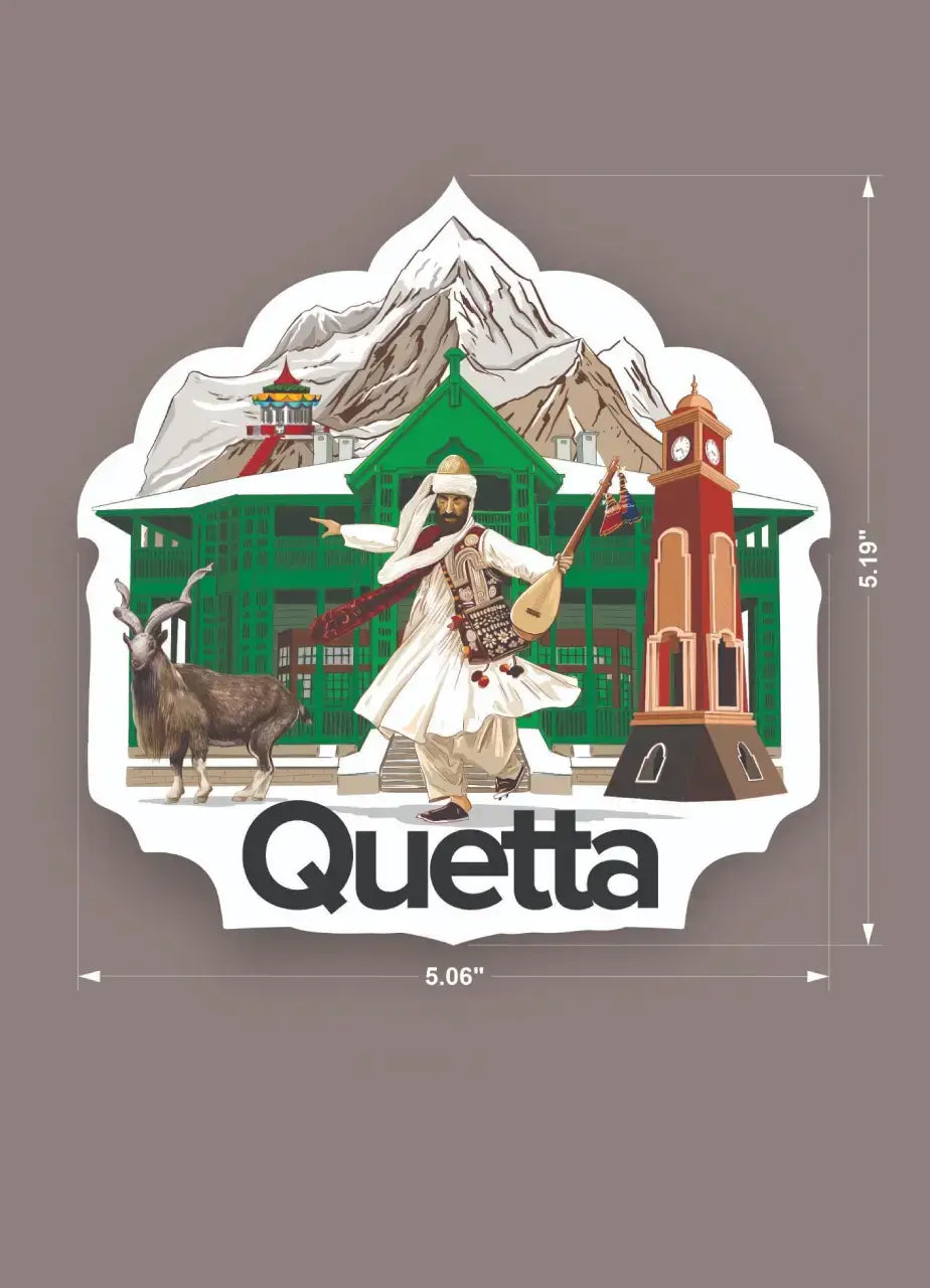 Fridge Magnet (Quetta) - AMS31
