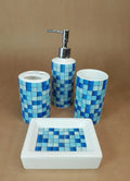 Blue Bloom Bath Set - IT1210