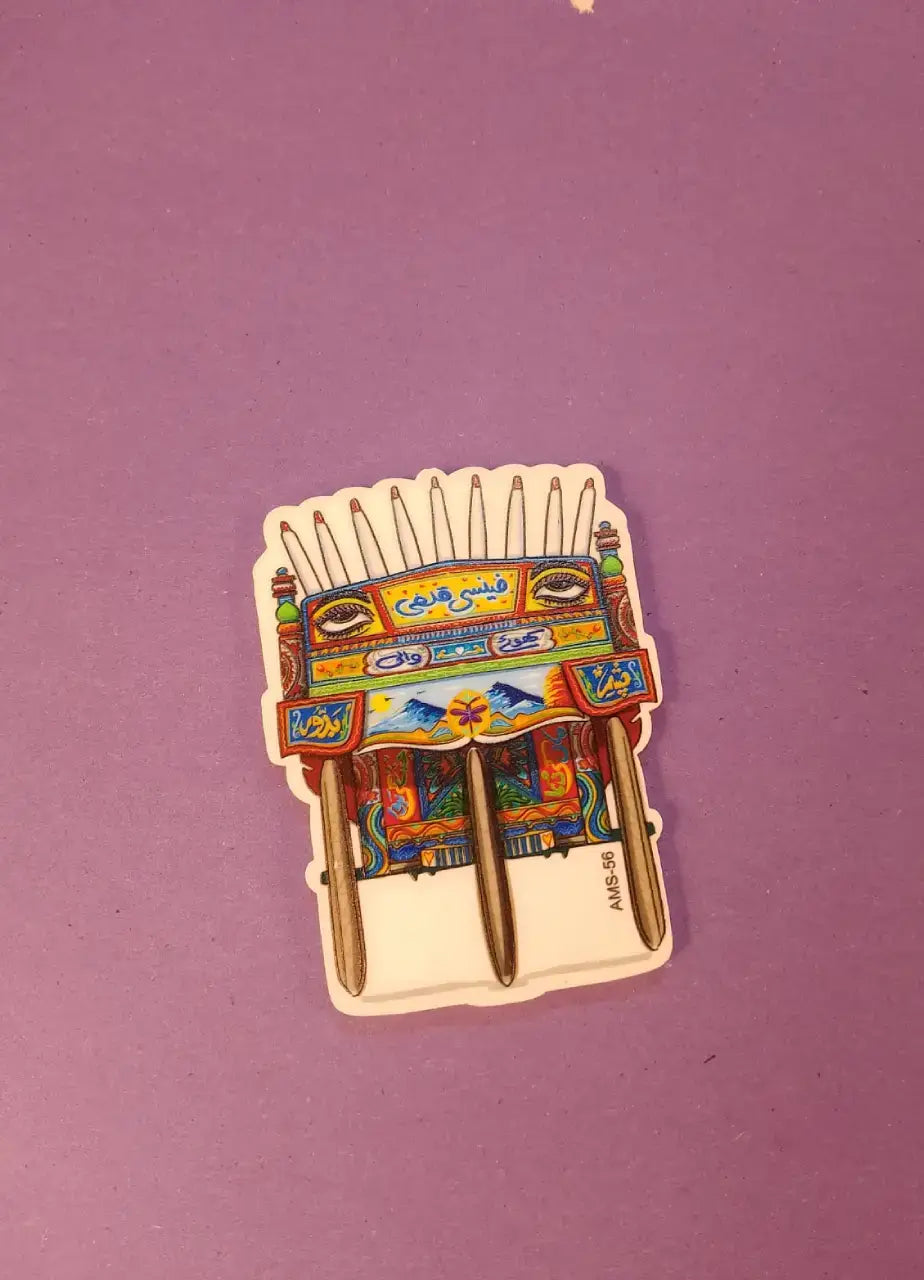 Truck Art Fridge Magnet - AMS56