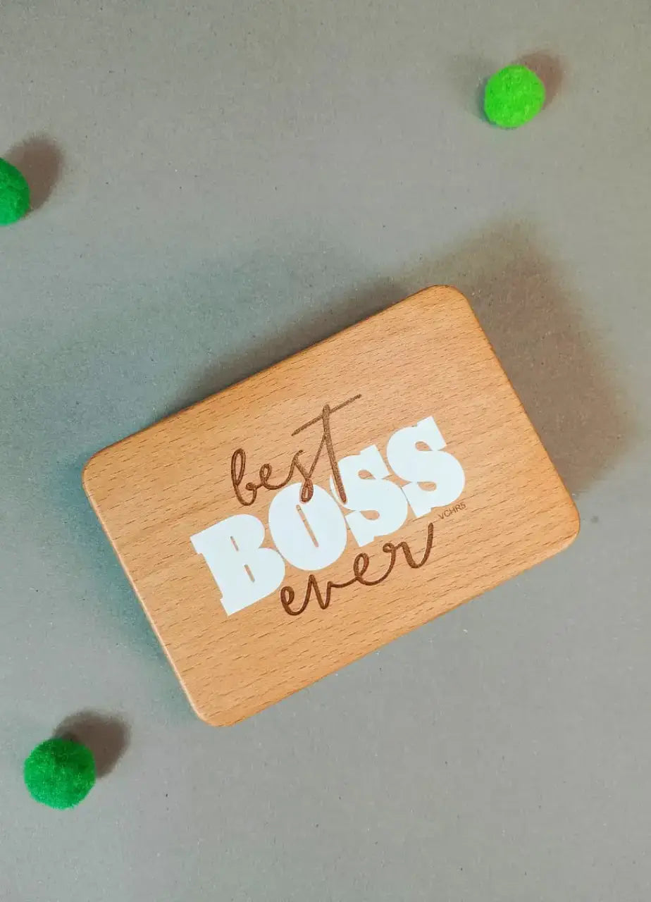 Best Boss Ever Visiting Card Holder - VCHR6