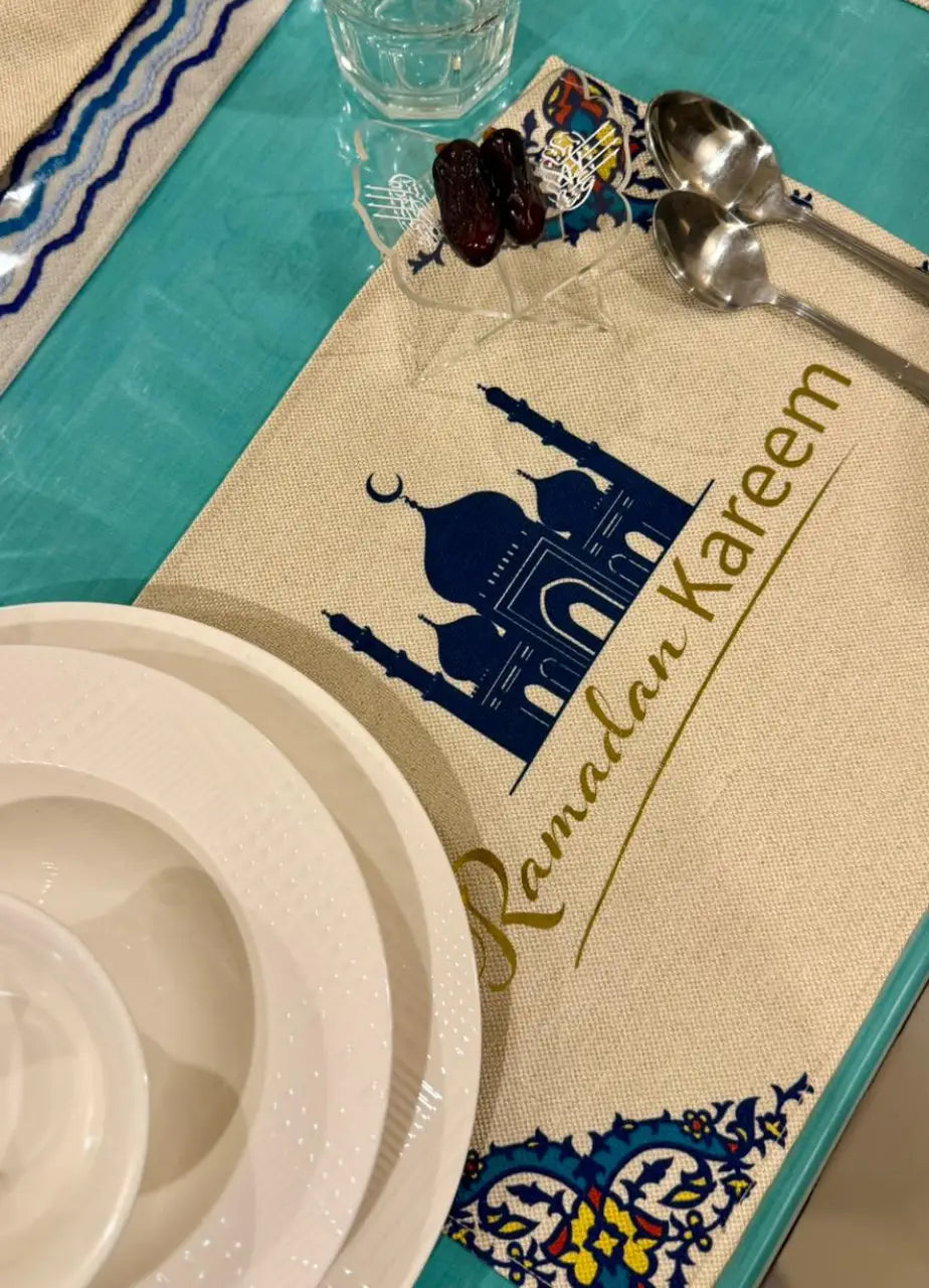 Ramadan Kareem Table Runner and Placemats Set