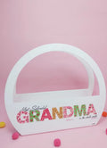 Acrylic Gift Basket For Grandma - MOMB07