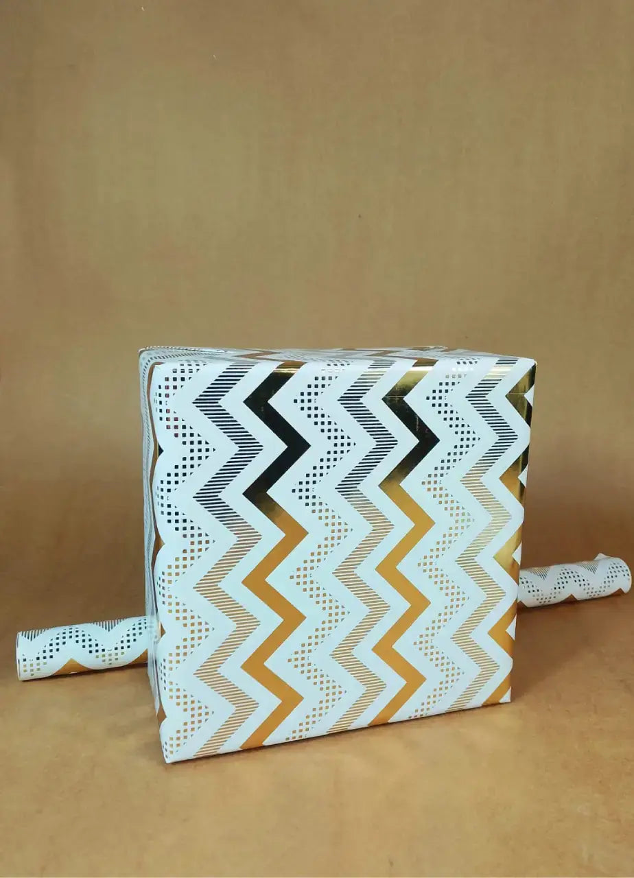 White Foiled Wrapping Sheets