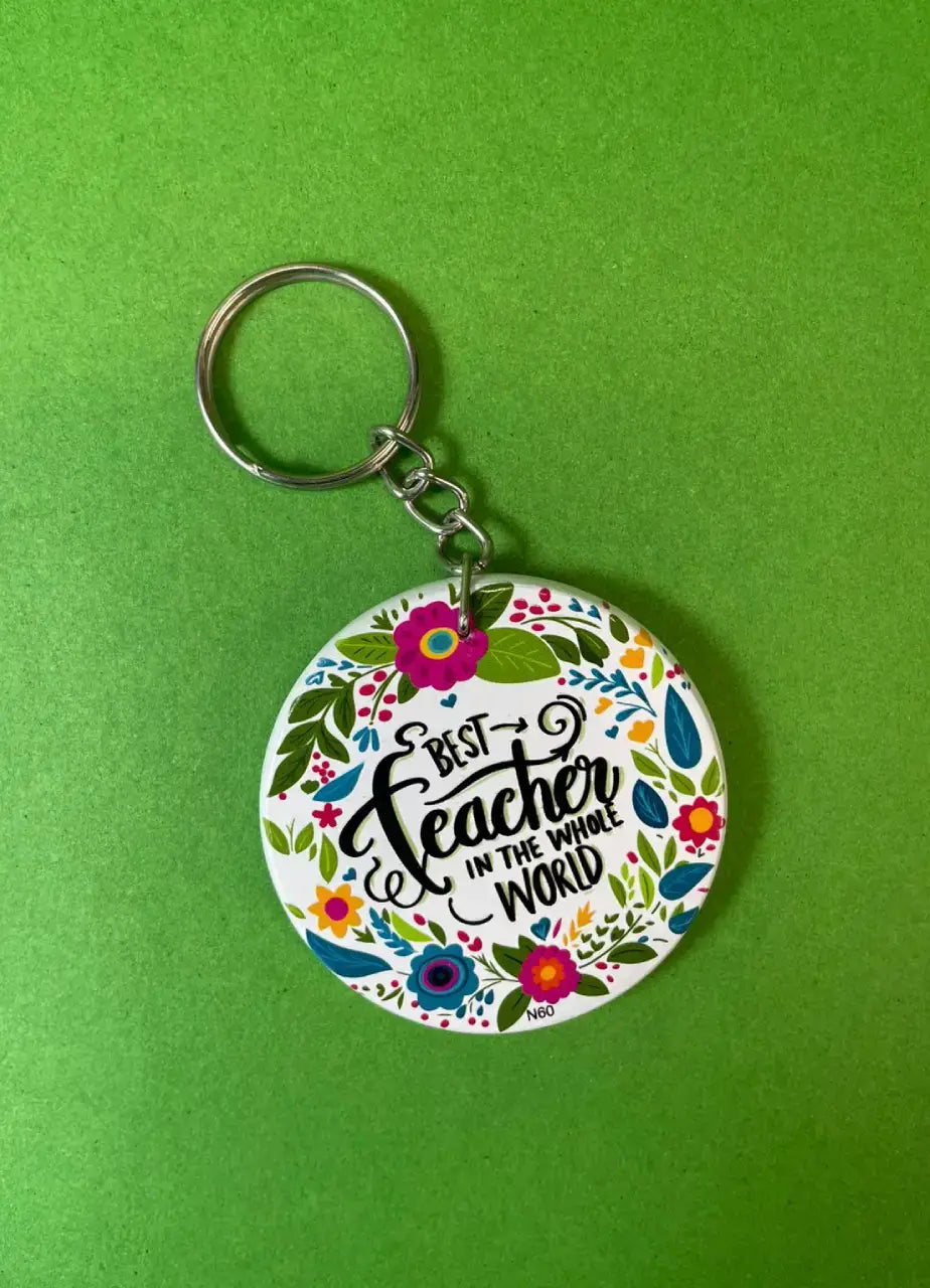 Best Teacher In The Whole World Keychain - N60