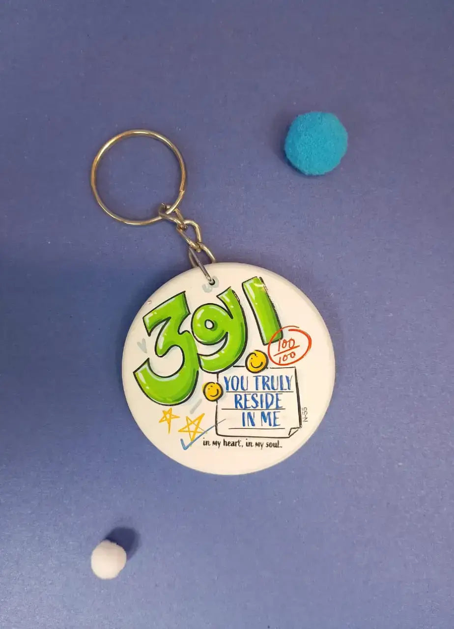 Abbu G You Truly Reside In Me Keychain - N55