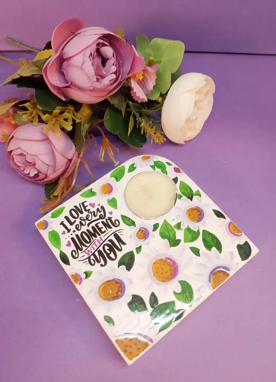 I Love Every Moment With You Tealight Candle with Holder