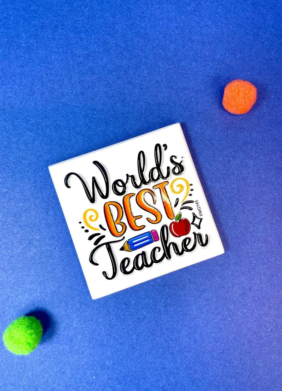 World's Best Teacher Fridge Magnet - PMG145