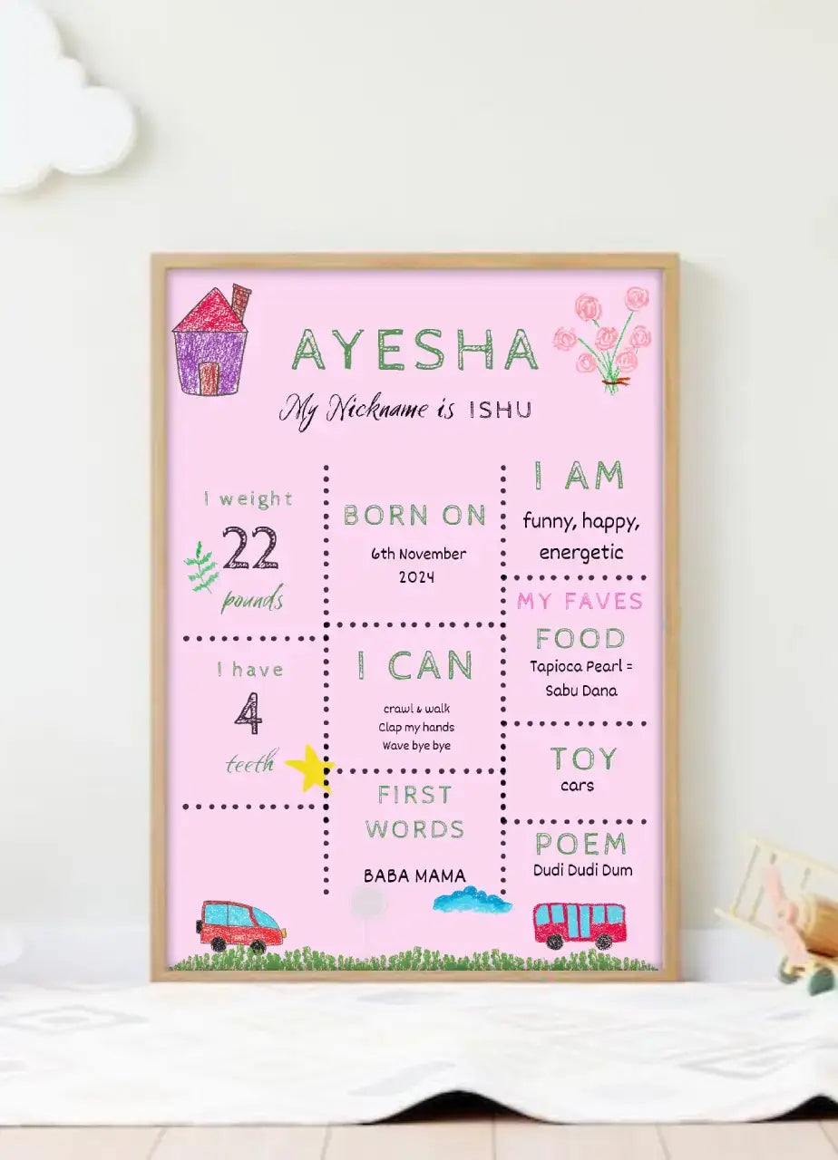 Customized Frame for Kids