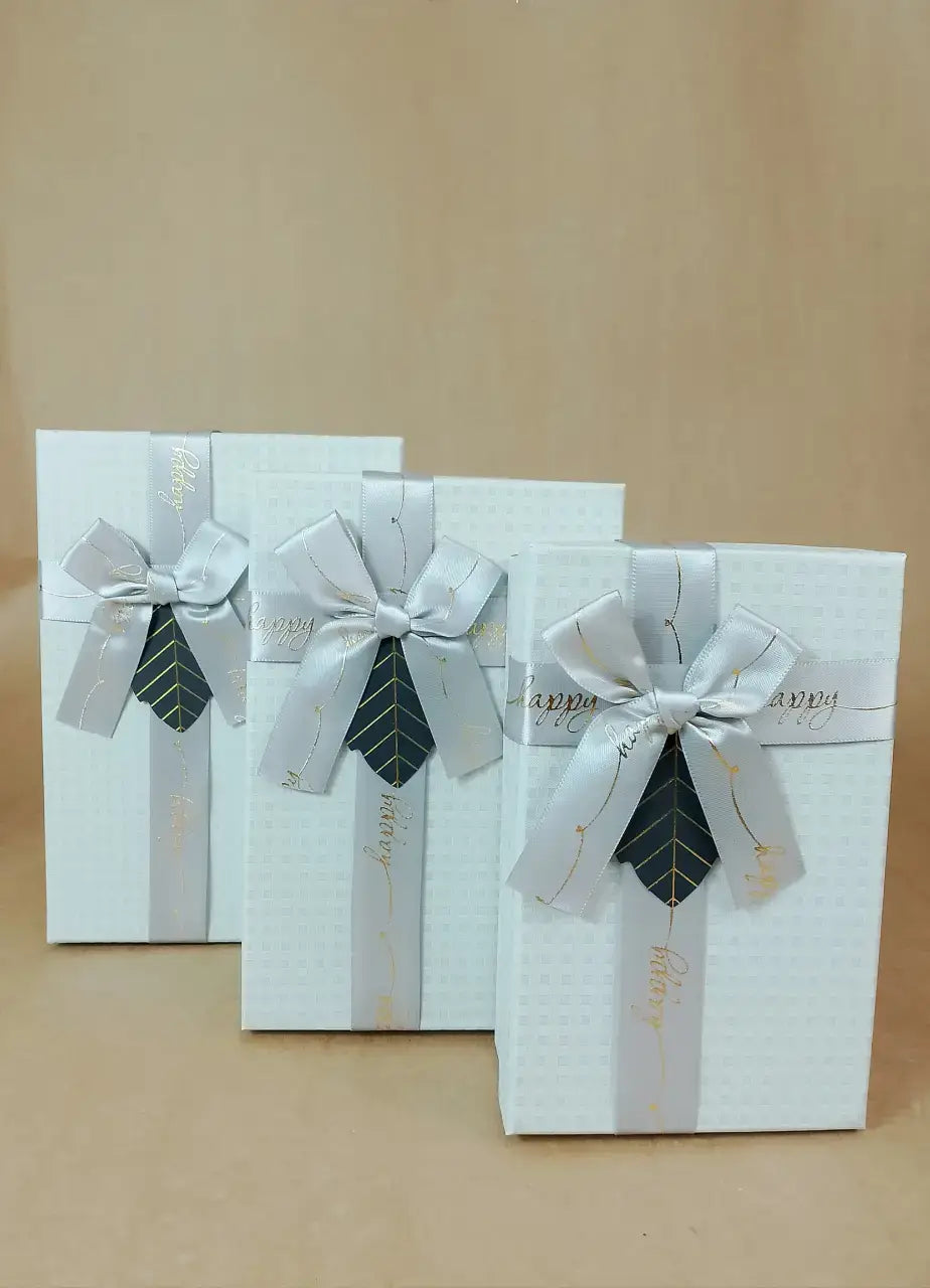 Off White Gift Box