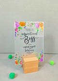 Boss Quotational Acrylic Decor - BSLD3