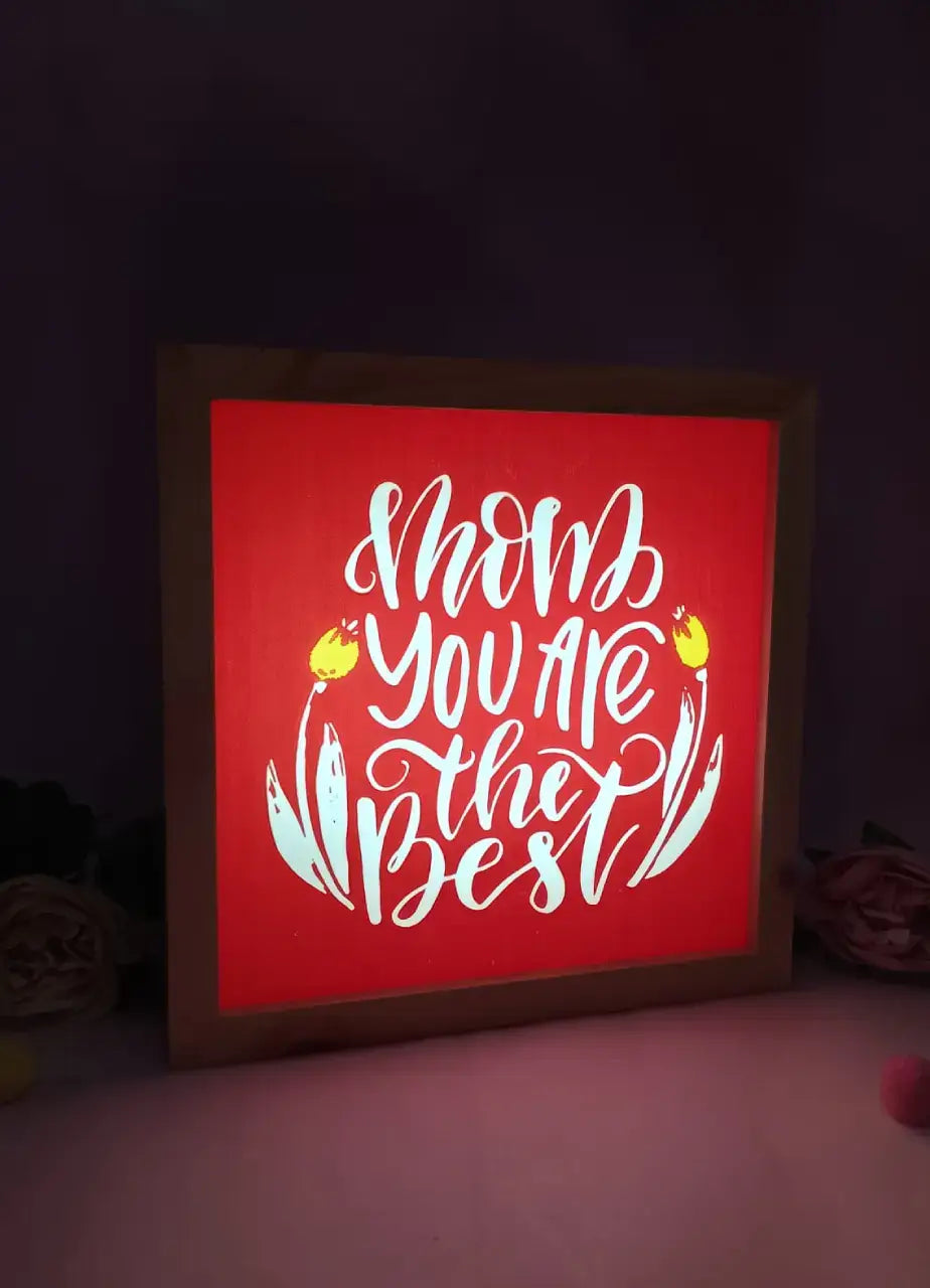Mom You Are The Best Night lamp - LMR08