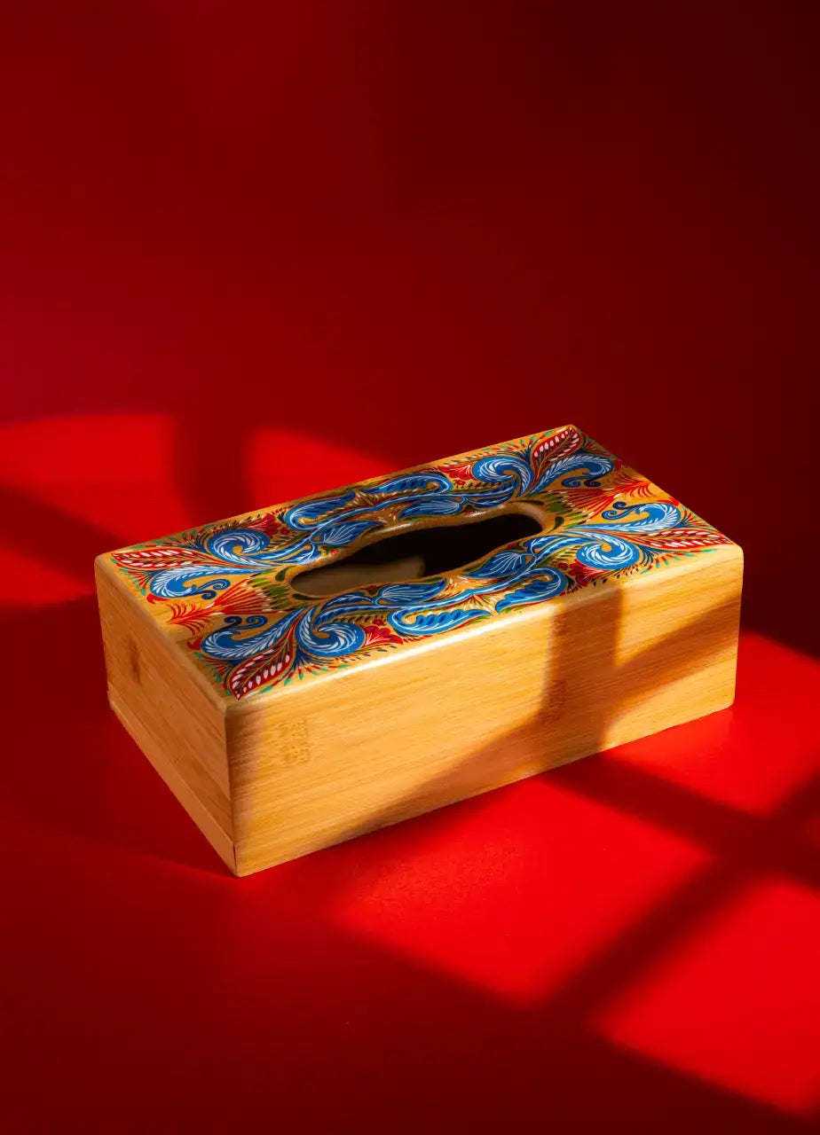 Truck Art Tissue Box