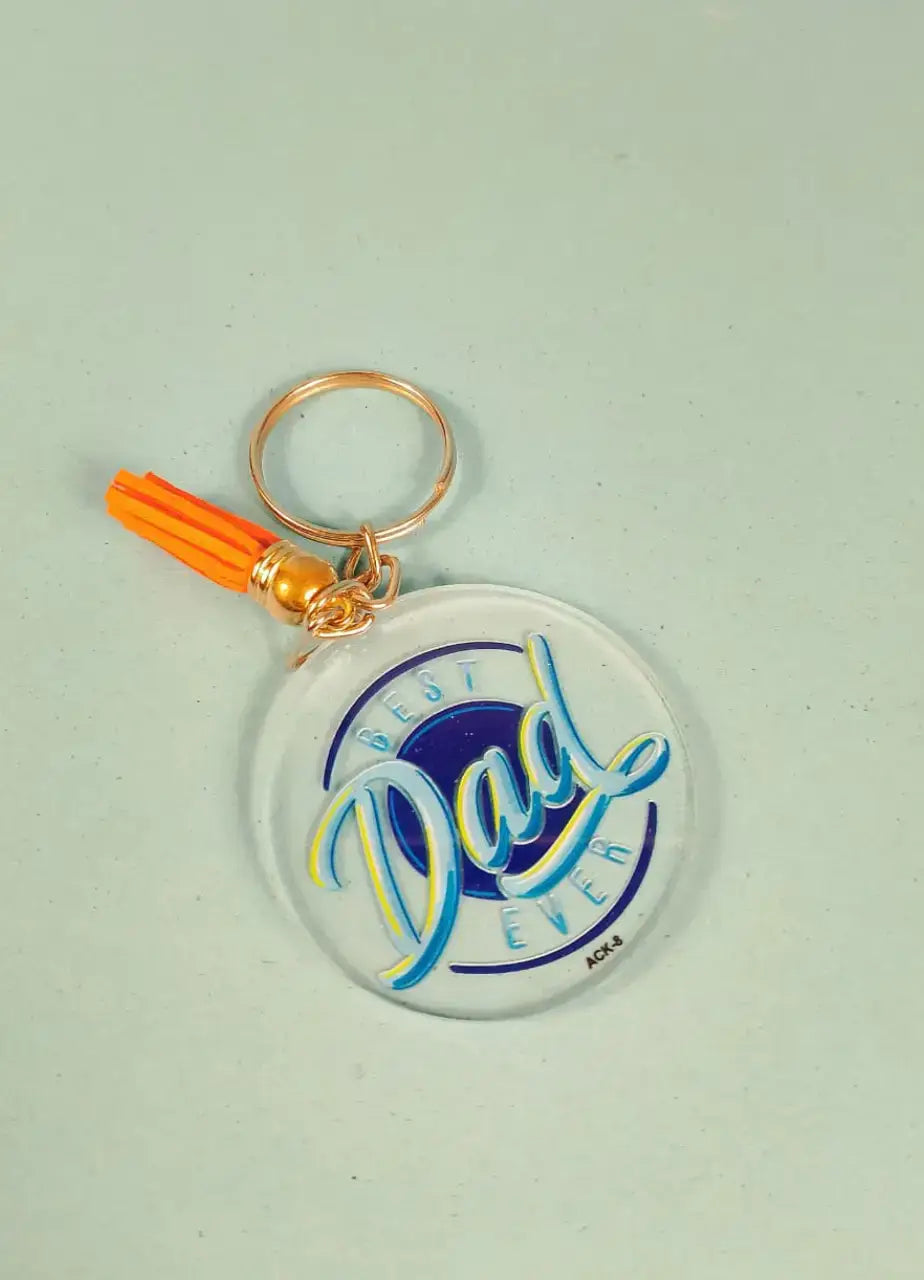 Best Dad Ever Keychain - ACK8