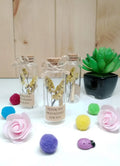 Best Wishes For You Message Bottle (Yellow) - NG384