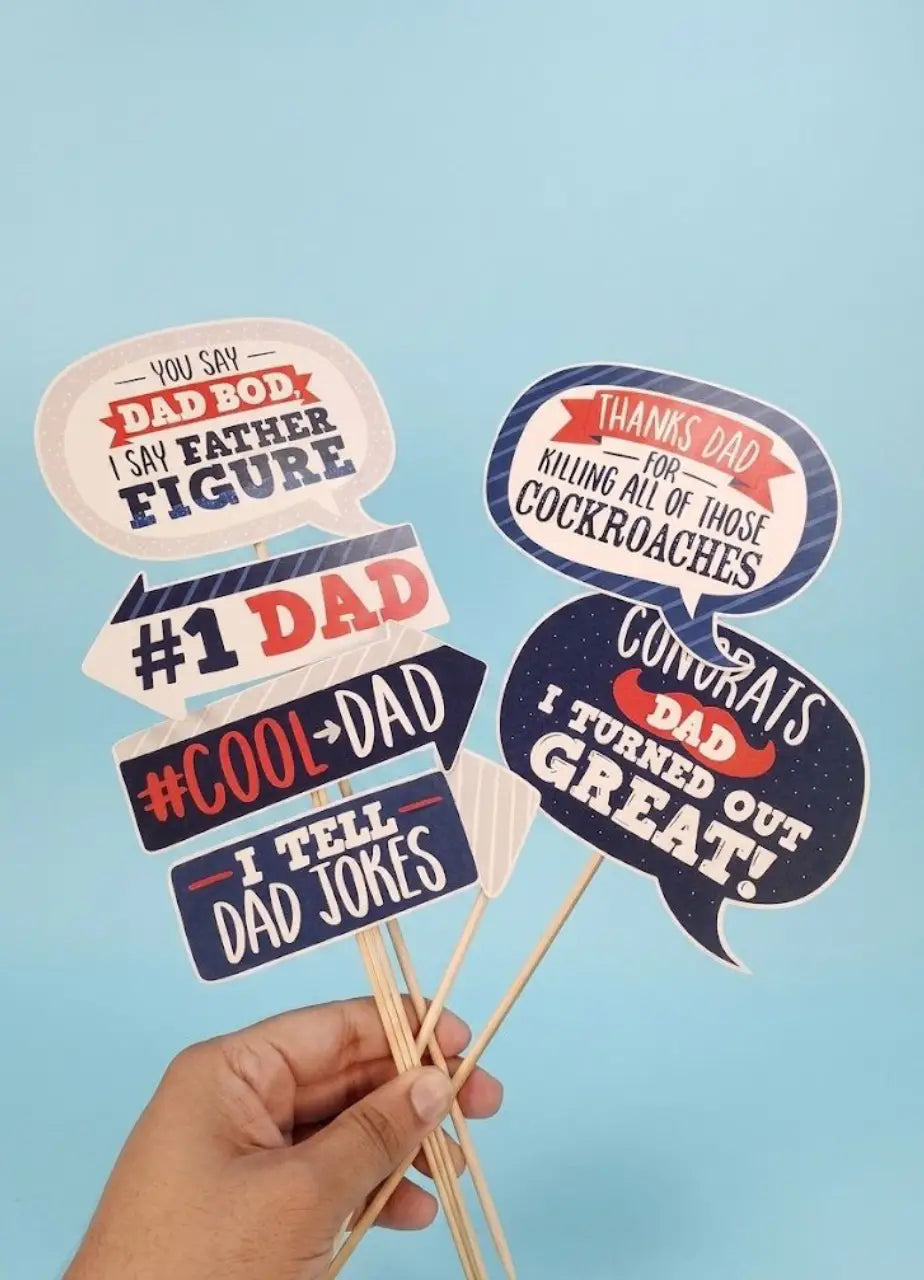 Dad Cake Toppers (Pack of 6)