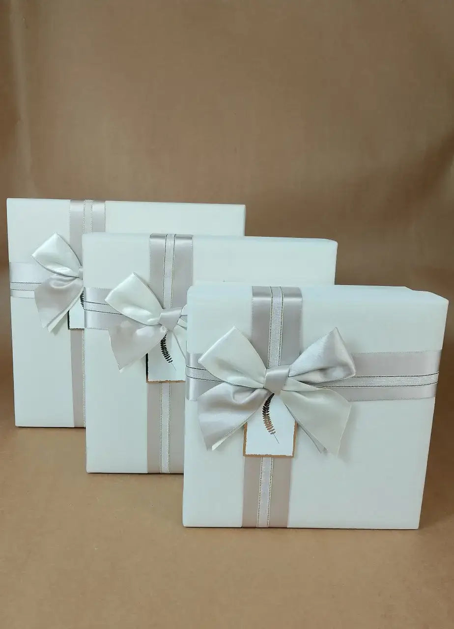 Off White Gift Box