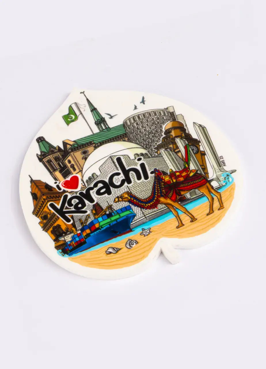 Fridge Magnet (Karachi) - AMS23
