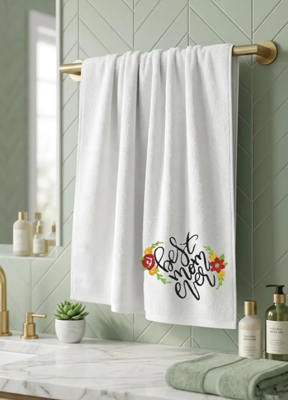 Best Mom Ever Towel (Medium)MMP38