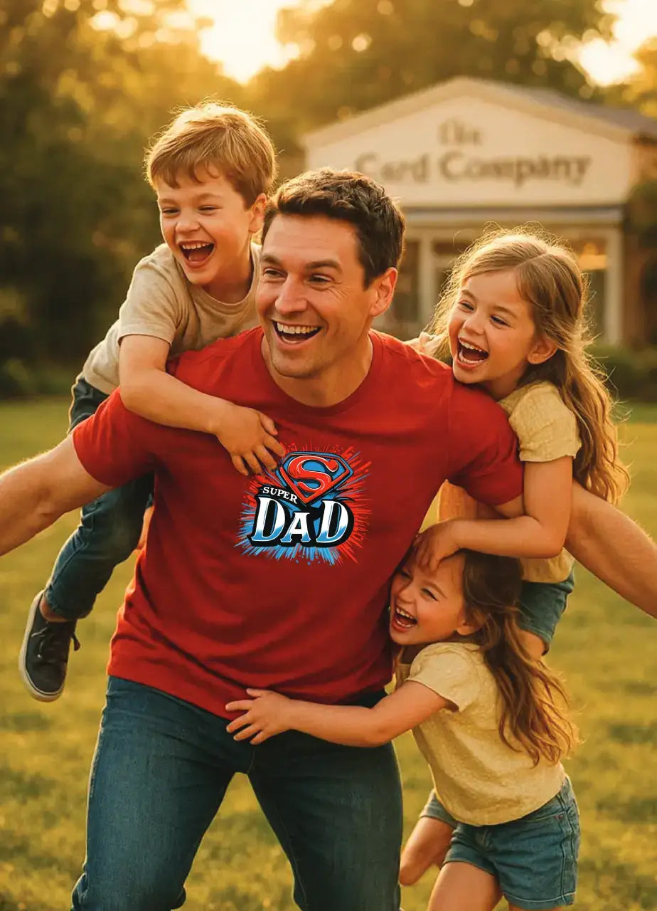 Super Dad T-Shirt16 (Maroon)
