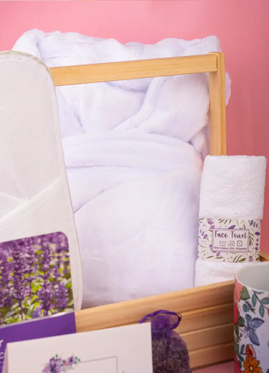 Mom Self-care Lavender Basket
