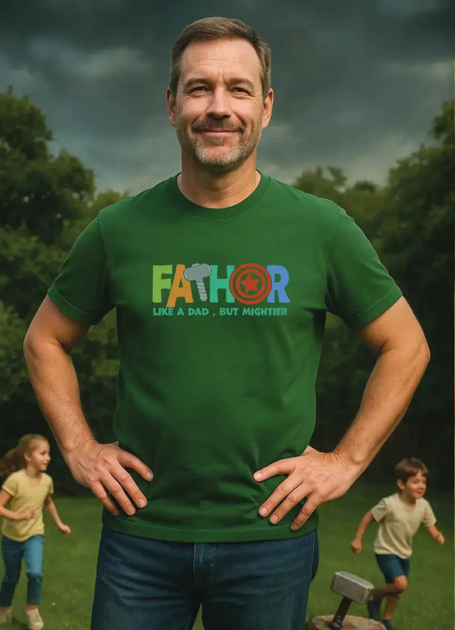 Father  T-Shirt17 (Green)