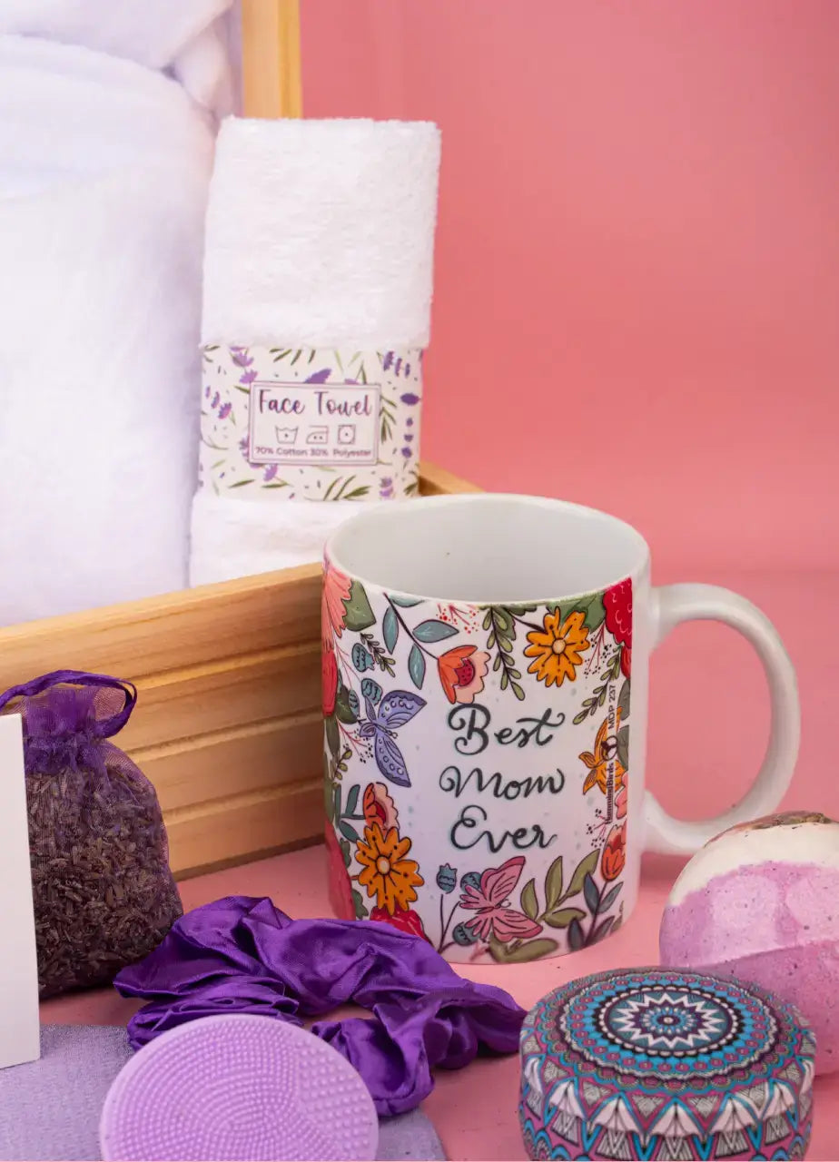 Mom Self-care Lavender Basket