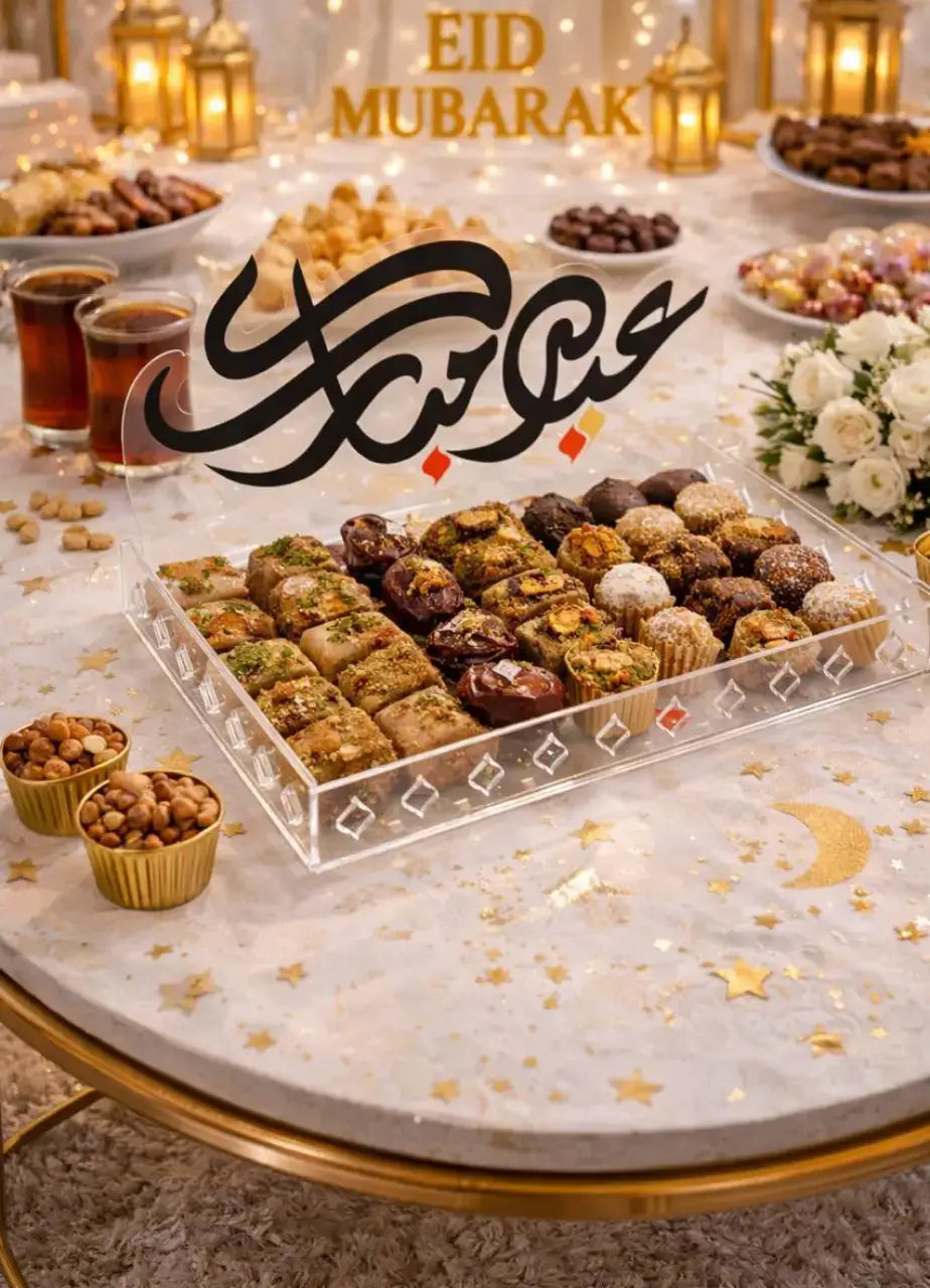 Eid Mubarak Acrylic Tray - RMZ27