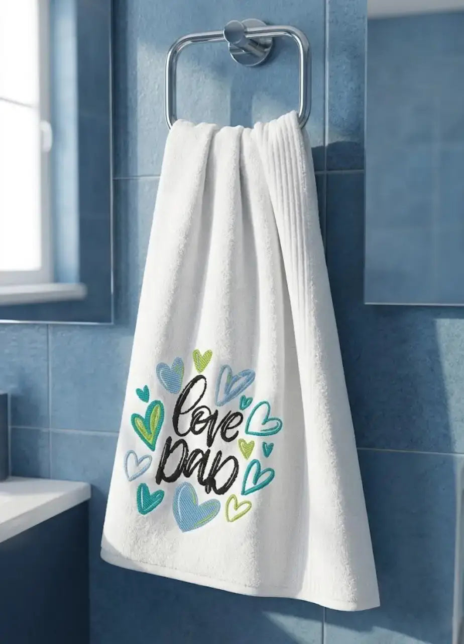 Love Dad Towel (Medium) - DDB55