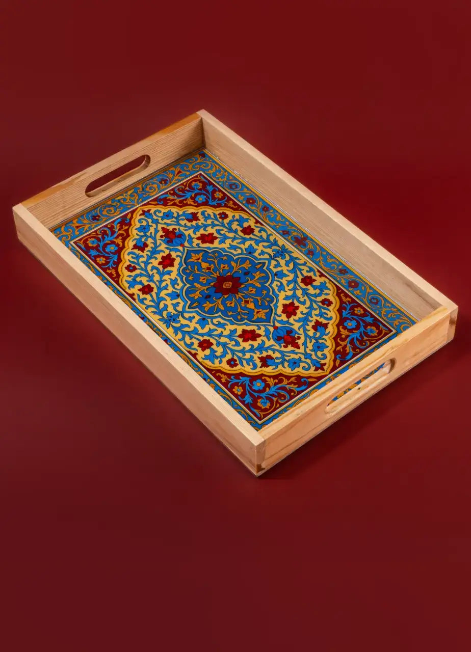 Naqsh Wooden Tray - 813A