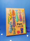 Papa I Love You Shield - DSB3